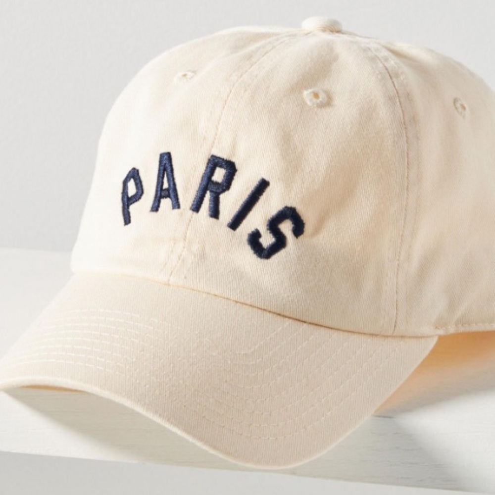 Anthropologie wanderlust paris baseball cap new without tags American needle
